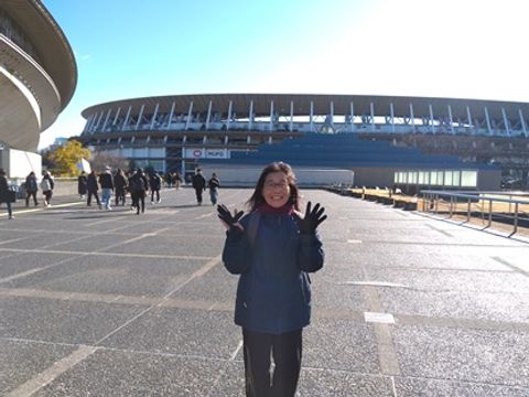 国立競技場の雰囲気が好き！