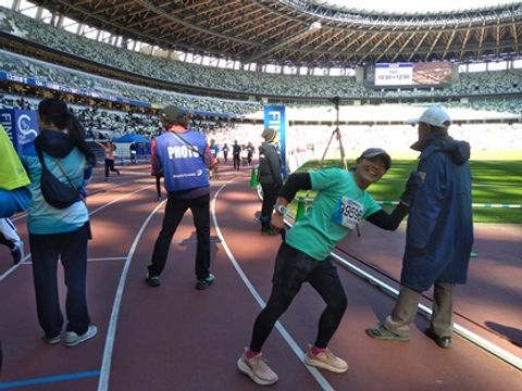 国立競技場の雰囲気が好き！