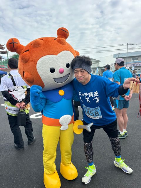 初めて走って完走でした