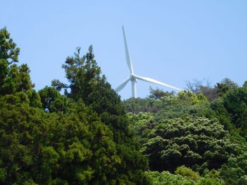 轟音迫力風車と瀬戸内の絶景